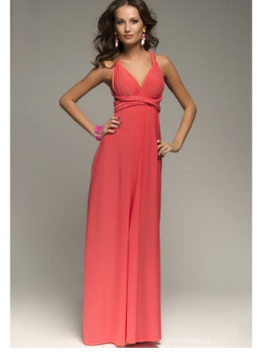 Sexy Long Party Dress Club Floor-Length Summer Backless Bandage Maxi Dress Multiway Bridesmaids Boho Women's