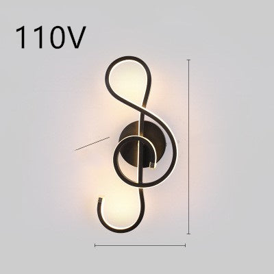 Rhythmic Wave LED Wall Light Minimalist Wall Accent Light Infinity Loop LED Wall Sconce