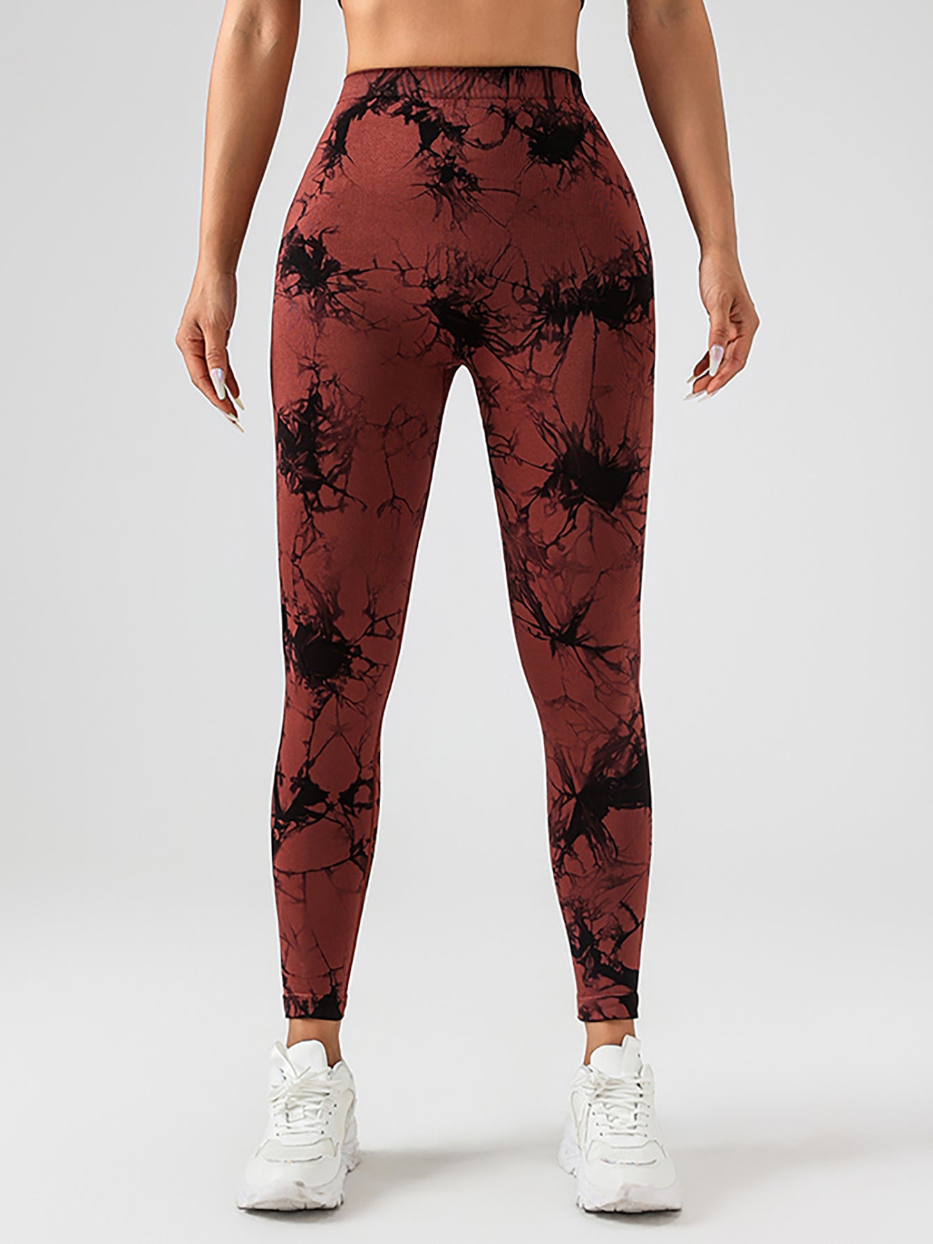 Tie-Dye Booty Boost Leggings (5-Pack) Dyed Yoga Pants With A Waistband At The Lower Back Active Yoga Pants