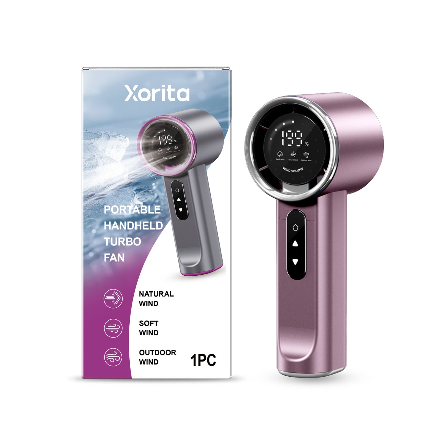Portable Handheld Turbo Fan Mini Full Boost Fan