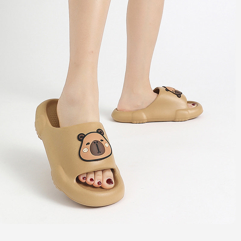 Cartoon Slippers Indoor Non-slip Bathroom Slipper Fashion House Shoes For Women's