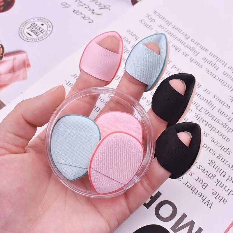 Mini Finger Sleeve Makeup Sponges Set Air Cushion Powder Puff Finger Puff Does Not Block