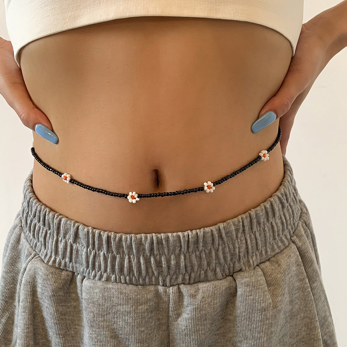 Dainty Seed Bead Waist Chains | Bohemian Beaded Belly Chains