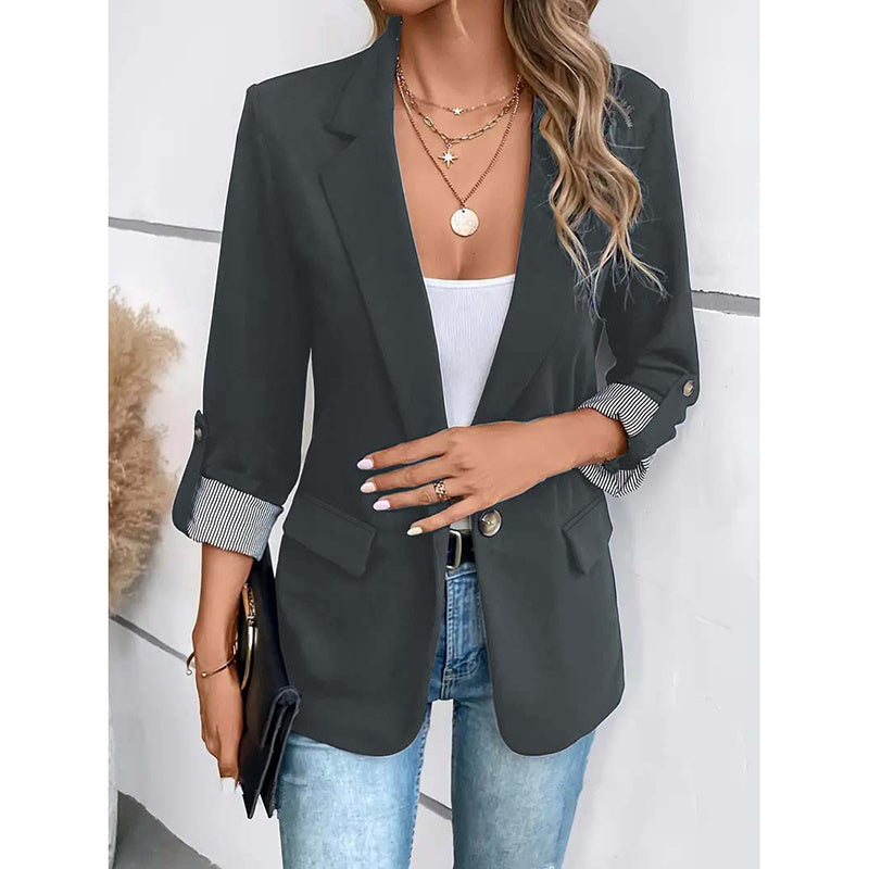 Casual Blazers Open Front Long Sleeve Work Office Suit Jackets Blazer Business Casual Outfits