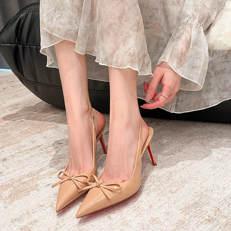 High Heels Low-cut Pointed-toe Shoes For Women's