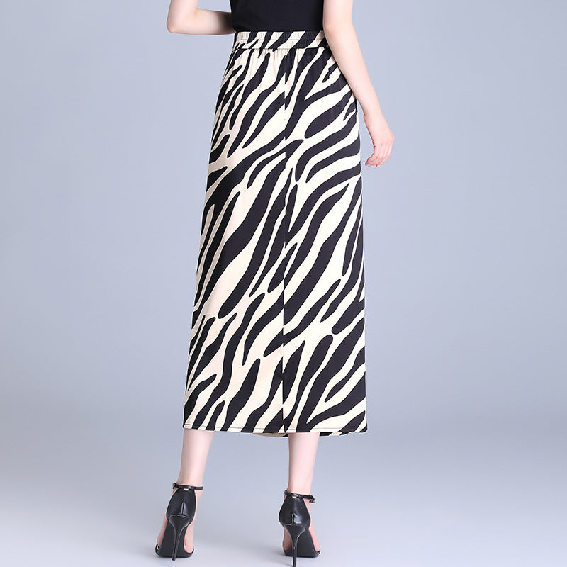 High Waist Hip Split Fashion Sense Temperament Long Dress