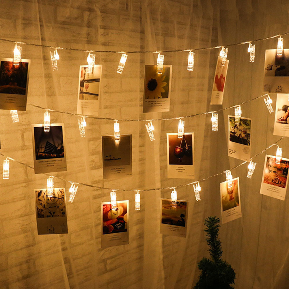 LED Photo Holder String Lights For Surprises Gifts
