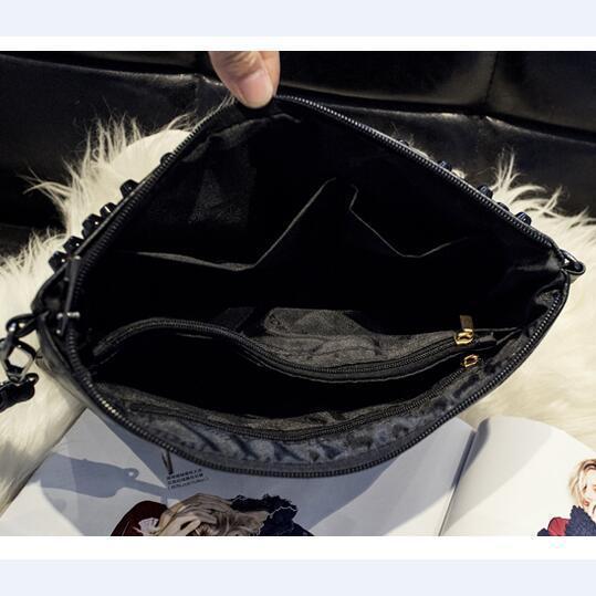 Black Clutch Bag All-Match Portable Should Bag Women's