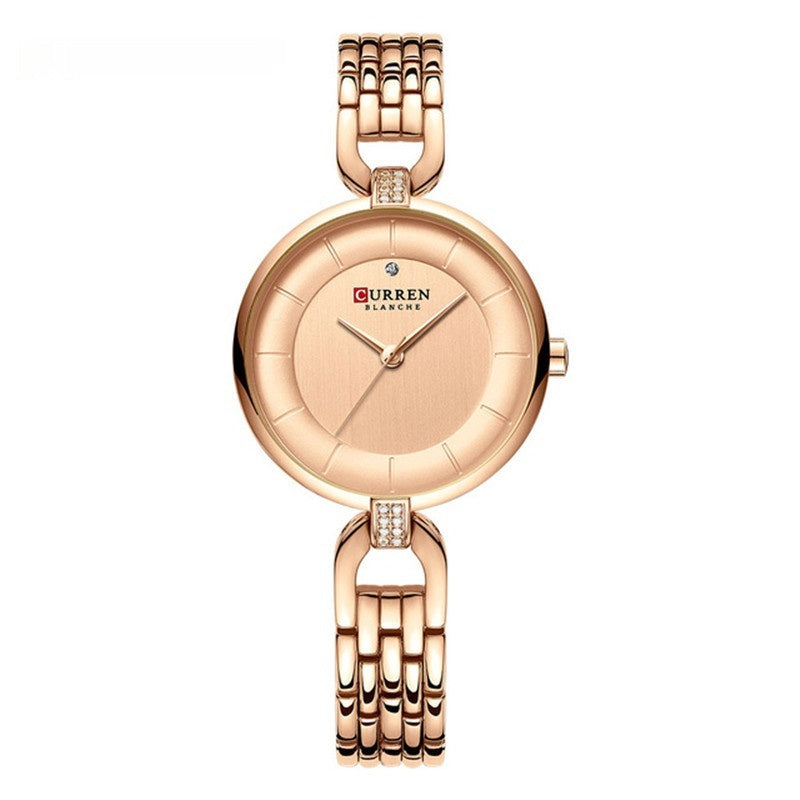 Elegant Women's Analog Quartz Watch Rhinestone Watch Waterproof Quartz Watch Rhinestone-encrusted