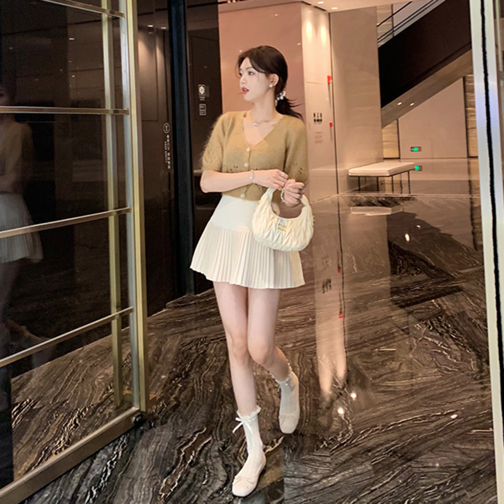 Round-toe Ballet-style Bowknot Soft Surface Low-cut Flat Shoes