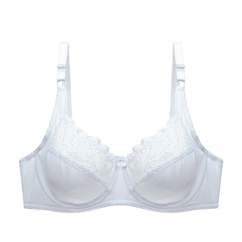 Elegant Lace Full Coverage Bra - Comfortable Underwire Lingerie Sexy Lace Ultra-Thin Bra