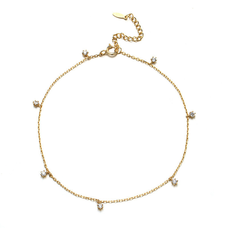 Korean style exquisite all-match anklet women