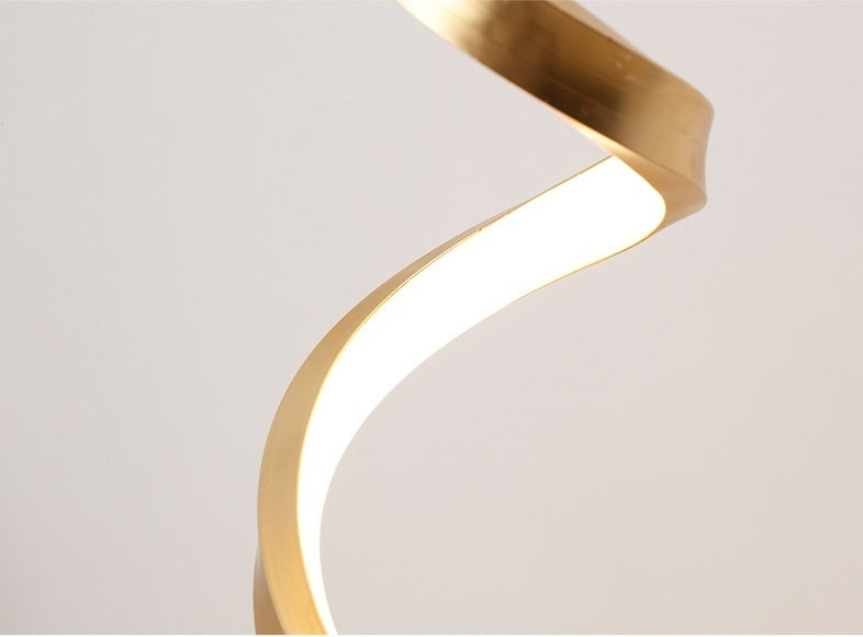 Modern Spiral LED Table Lamp, Dimmable Desk Light with Unique Design Table lamp