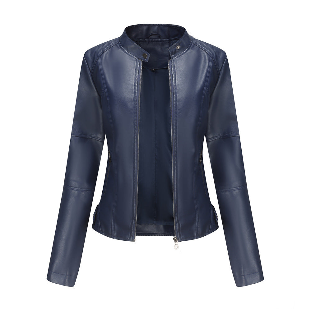 European And American Women's Leather Jackets For Women's