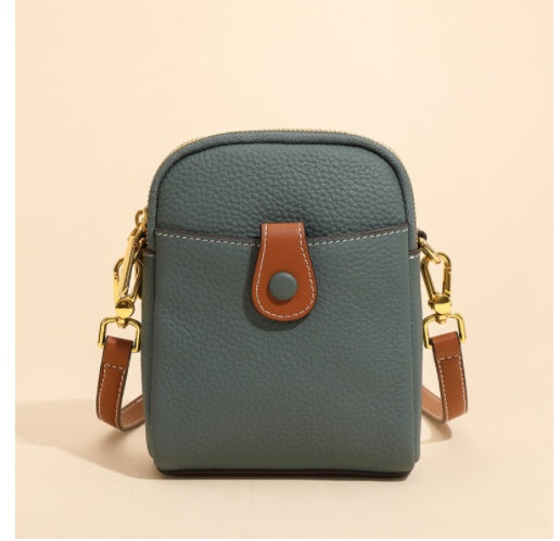 Mini Crossbody Bag – Sleek, Stylish & Surprisingly Spacious Lychee Pattern Mobile Phone Bag Small High Quality Leather Crossbody Bags For Women Wallet
