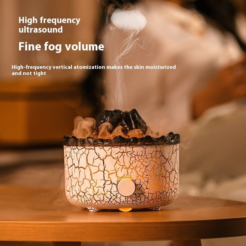 Lava Volcano Aroma Diffuser Smoke Ring Humidifier Aesthetic Air Purifier