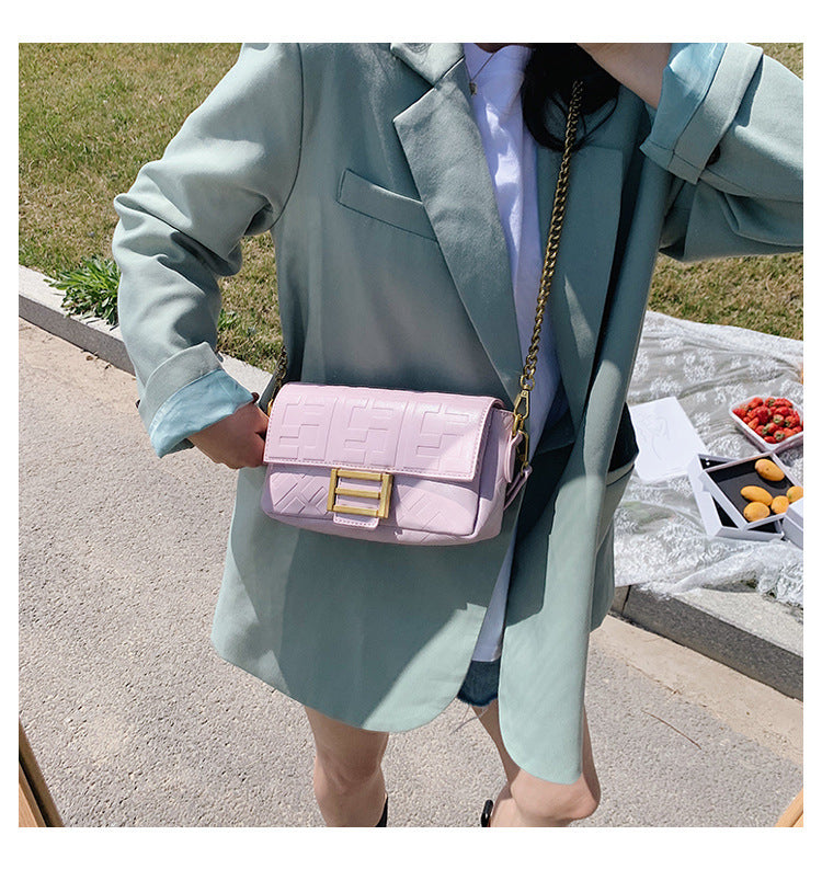 Portable Korean Shoulder Bag Fashion Chain For Women's