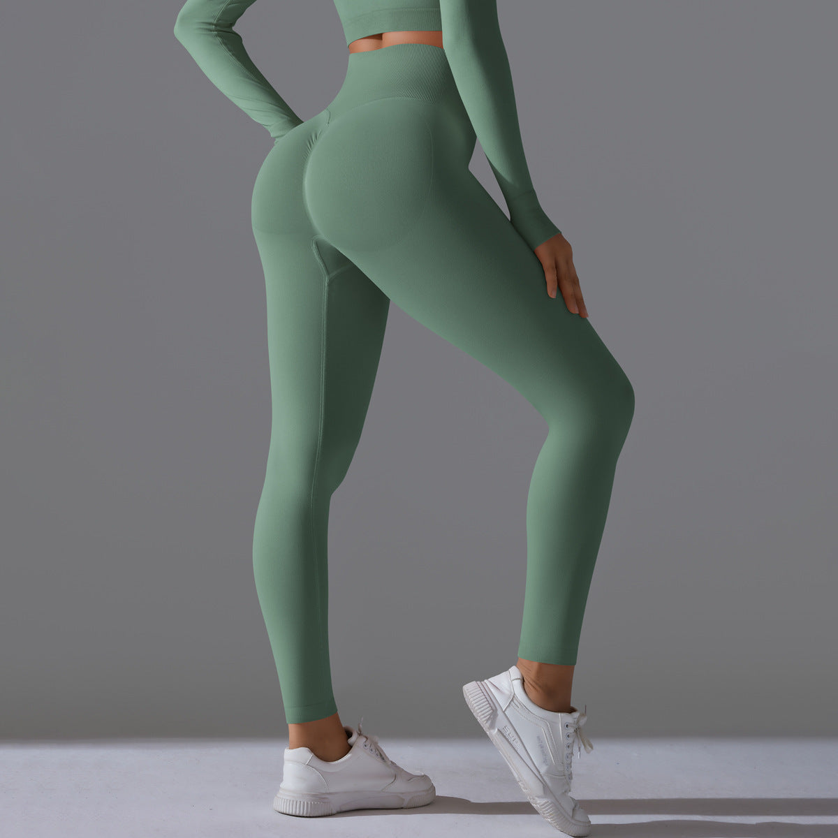 Sculpted Seamless Scrunch Leggings – Bold Fit, Maximum Curve Seamless High Waist Nude Feel Yoga Pants Female Slim Fit Fitness Pants