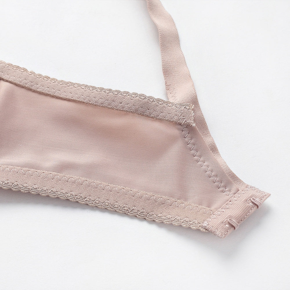 Elegant Lace Full Coverage Bra - Comfortable Underwire Lingerie Sexy Lace Ultra-Thin Bra