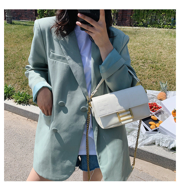 Portable Korean Shoulder Bag Fashion Chain For Women's