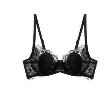 Comfortable & Supportive Lace Lingerie Bra Lace Ultra-thin Transparent Bra