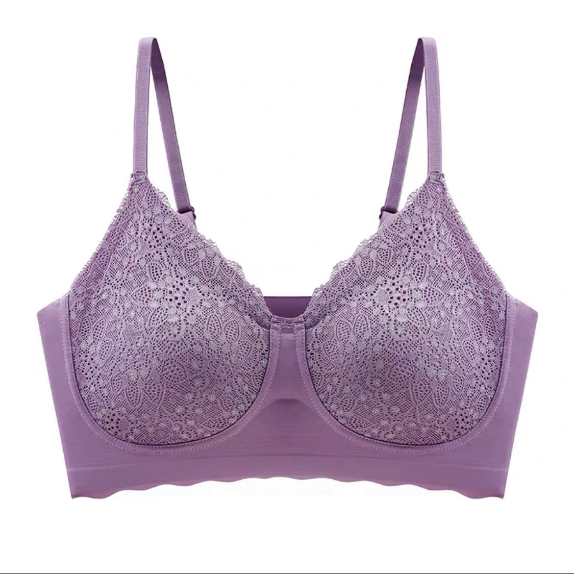 Breathable Full Coverage Lace Bralette Bra Girls Lace Camisole Bra Thin