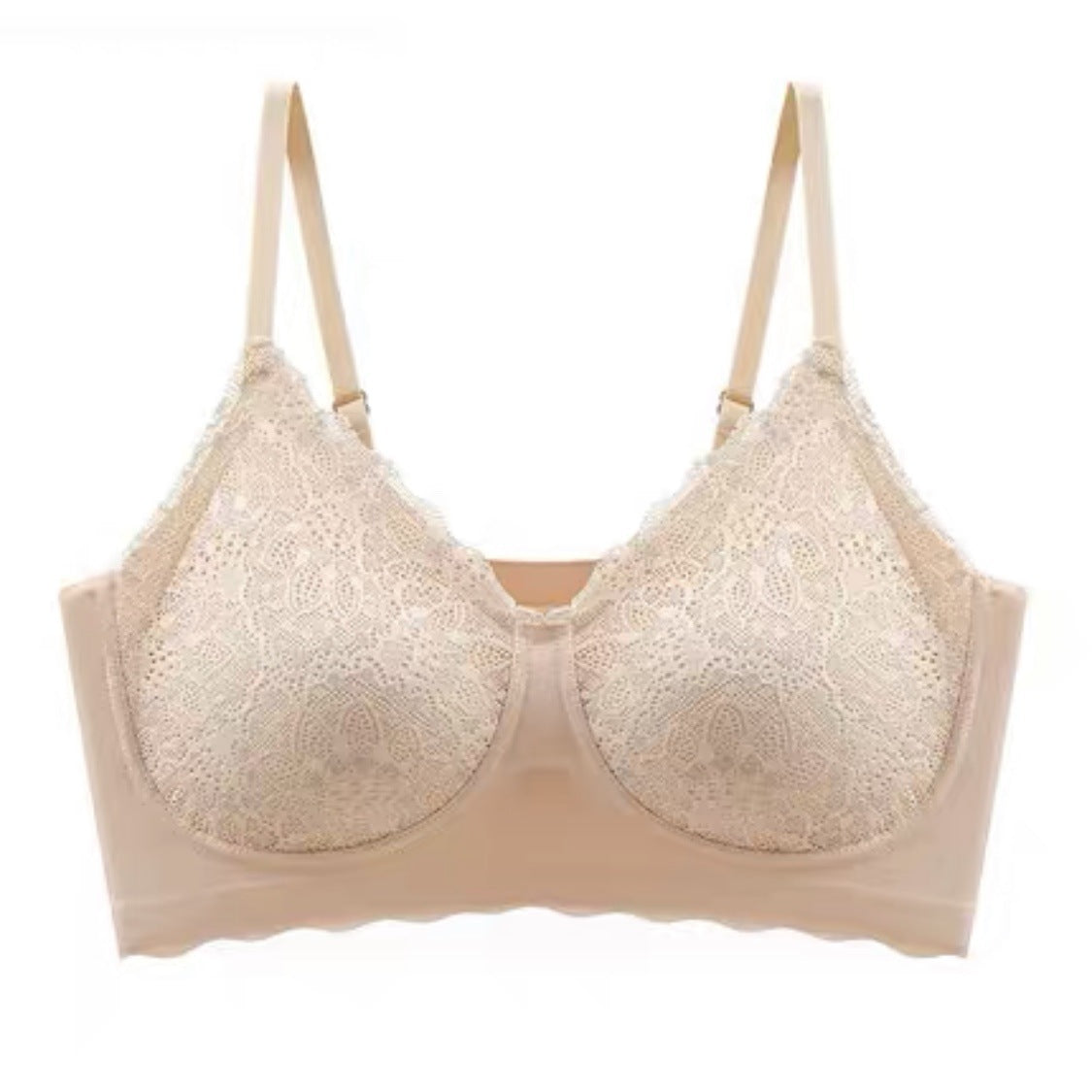 Breathable Full Coverage Lace Bralette Bra Girls Lace Camisole Bra Thin