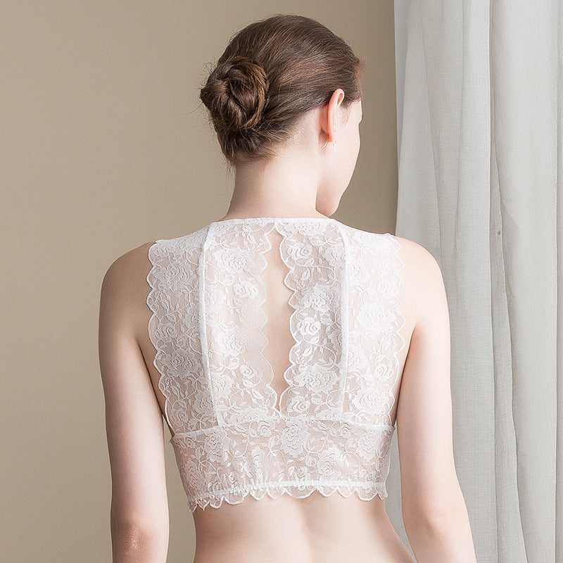 Lace Beautiful Back Anti-Glare Short Underwear