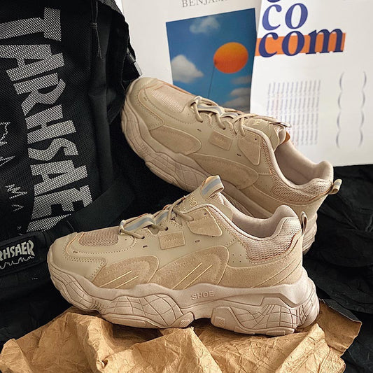 Stylish Horizontal Notebook - Perfect for Work & Creativity Mesh Sneakers, Low-Top Casual Daddy Shoes, Breathable