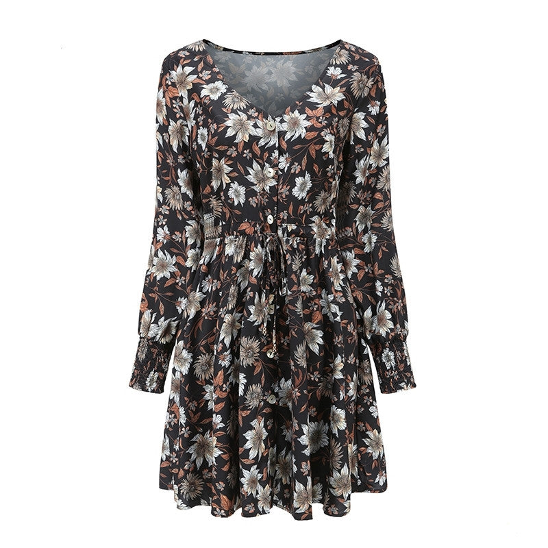 Floral Boho Party Dress Sexy Ladies Clothes Dresses Women