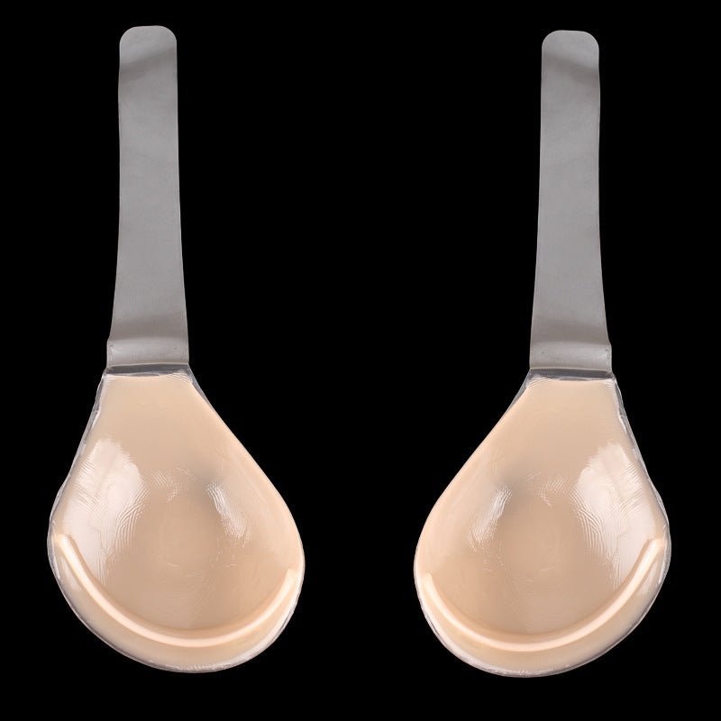 Self-Adhesive Silicone Push-Up Bra - Invisible Strapless Backless Bra Reusable Underwear Silicone Bra