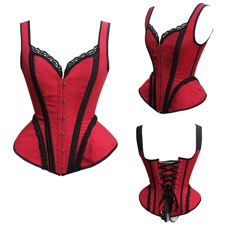 Corset Sexy Steampunk Clothing Pulling Corset Top For Women's