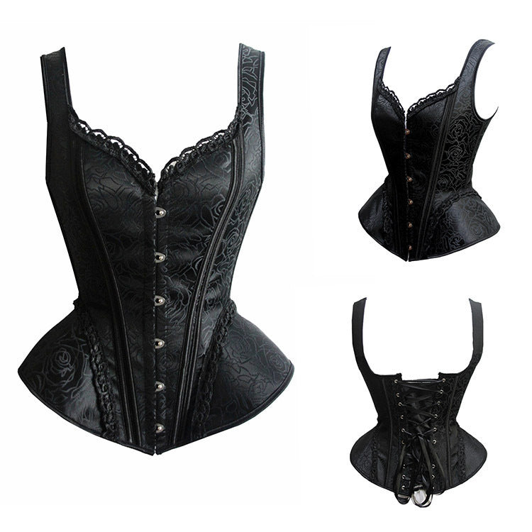 Corset Sexy Steampunk Clothing Pulling Corset Top For Women's