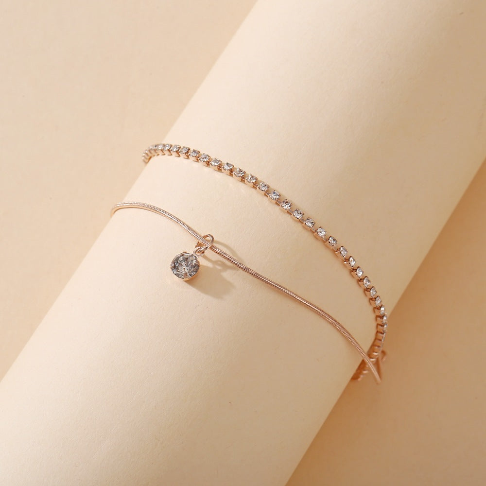 LETAPI Bohemian Beads Anklets for Women Leg Anklet