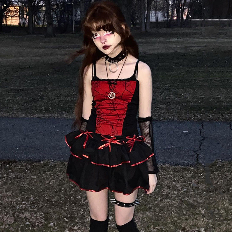 Spider webTank Tops Kawaii Tank Tops Gothic Tank Tops Punk Tank Tops Dark Tops Street Tank Tops aesthetic Tank Tops y2k Tops