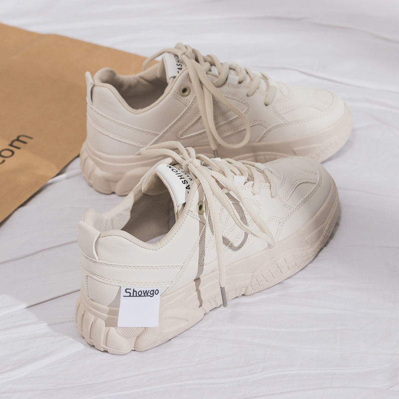 Retro Vibe Chunky Sneakers Women's Thick-soled Breathable Daddy Shoes