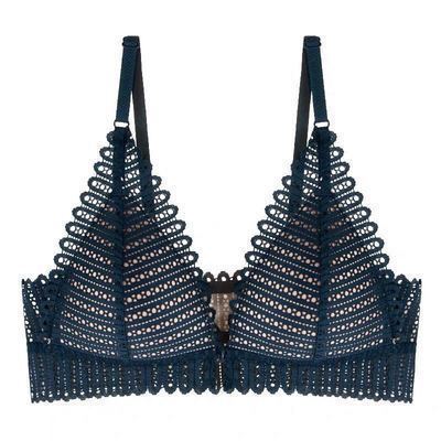 Lace Bralette - Elegant Comfort Gathering bra thin cup back bra