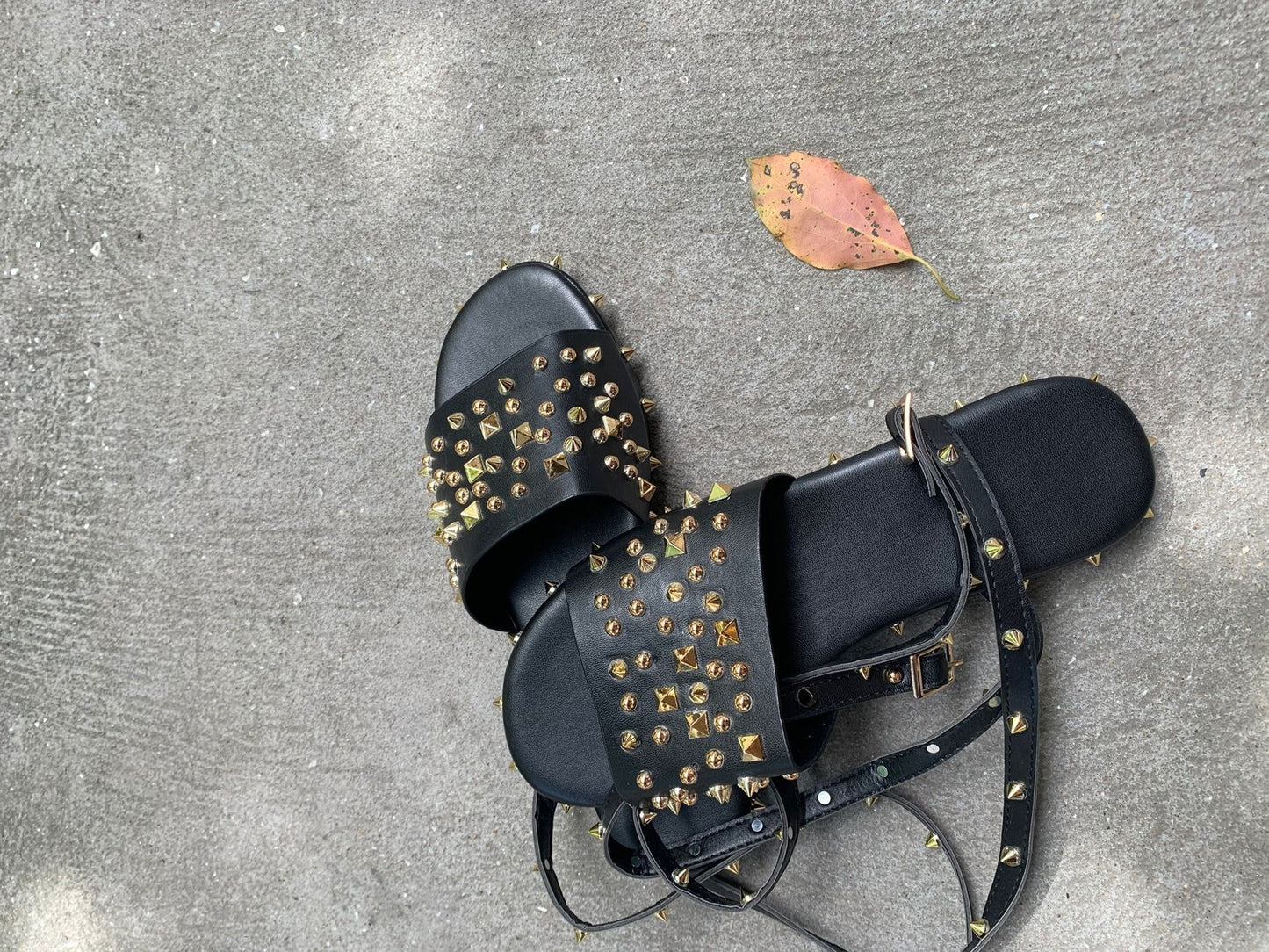Women's Sandals Rivet Flats Cool