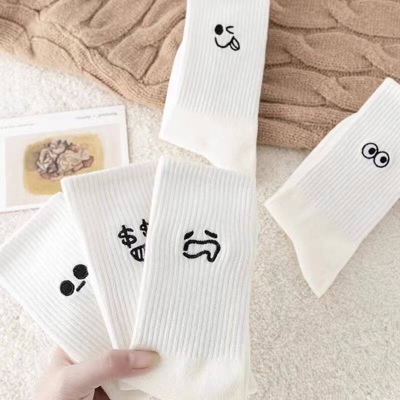 Socks For Women Mid-calf Length Socks Thin