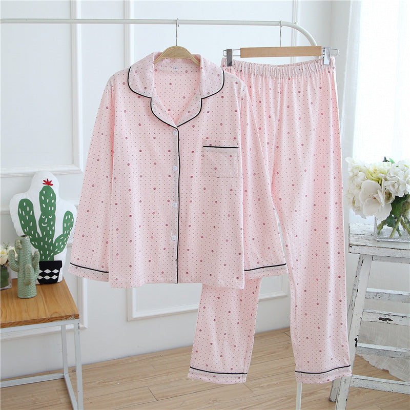 Cozy Women's Long Sleeve Button-Up Pajama Set