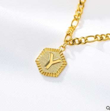 Customized Alphabet Letter Anklet Gold Color Foot Chain Bracelet For Women