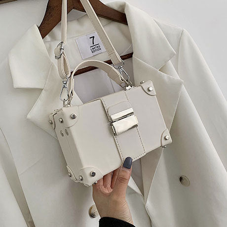 Shoulder Bag Fashion Rivet Leisure Box Bag