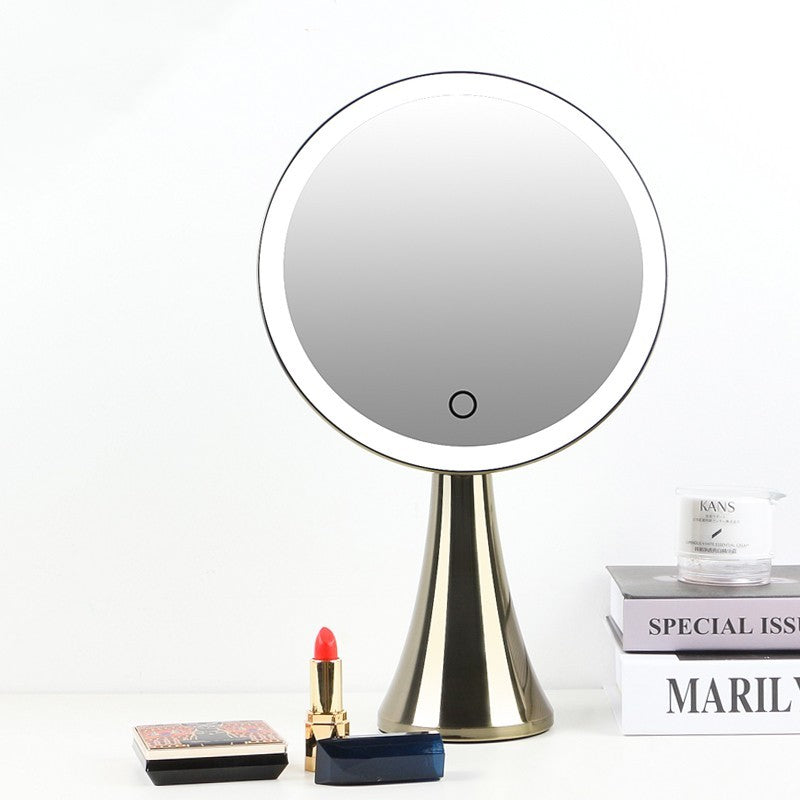LED Makeup Mirror Desktop Illuminated Aesthetic Makeup Mirror