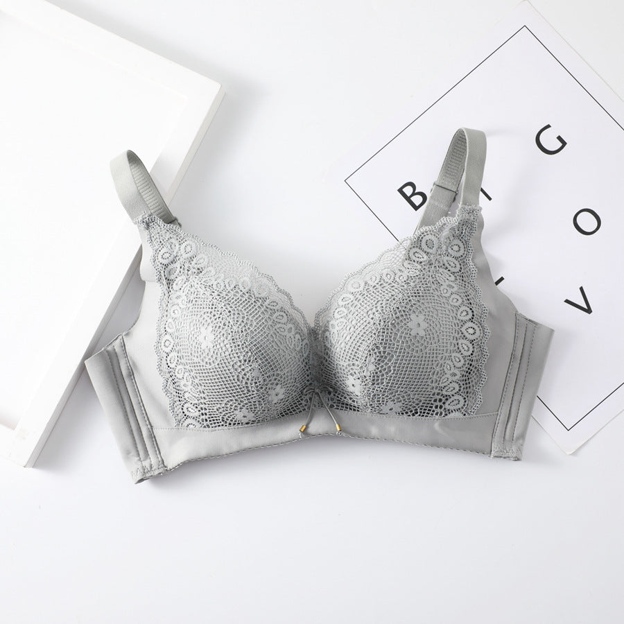 Full Coverage Lace Bra with Wide Straps - Multiple Colors Super Thick Bra For Women