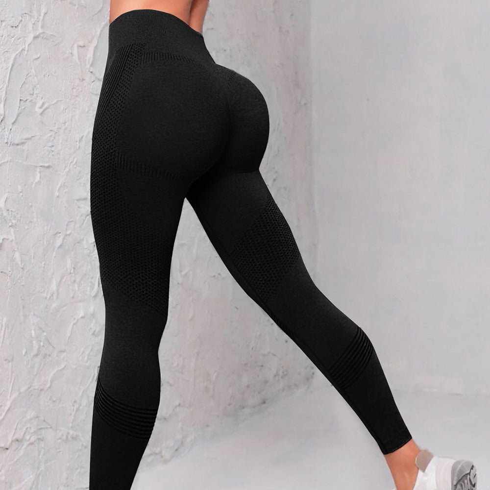 Textured Seamless Leggings – Sculpt, Lift & Perform in Style High Waist Seamless Yoga Pants Women's Solid Color Dot Striped Print Butt Lifting Leggings Fitness Running Sport Gym Legging Outfits