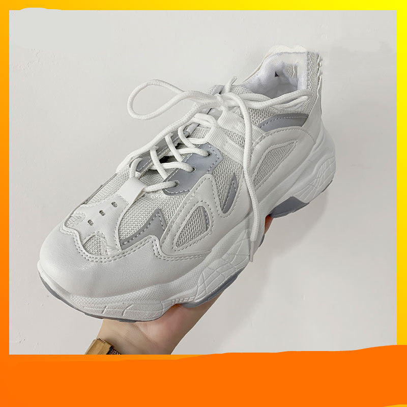 White Low Key Smoked White Sneakers For Women's