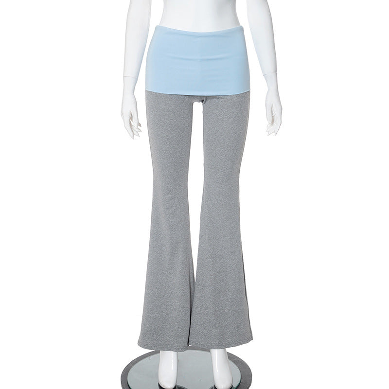 Star Flare Lounge Pants – Bold Stars, Comfy Fit, Iconic Energy XINGX Printed Straight Casual Pants For Women