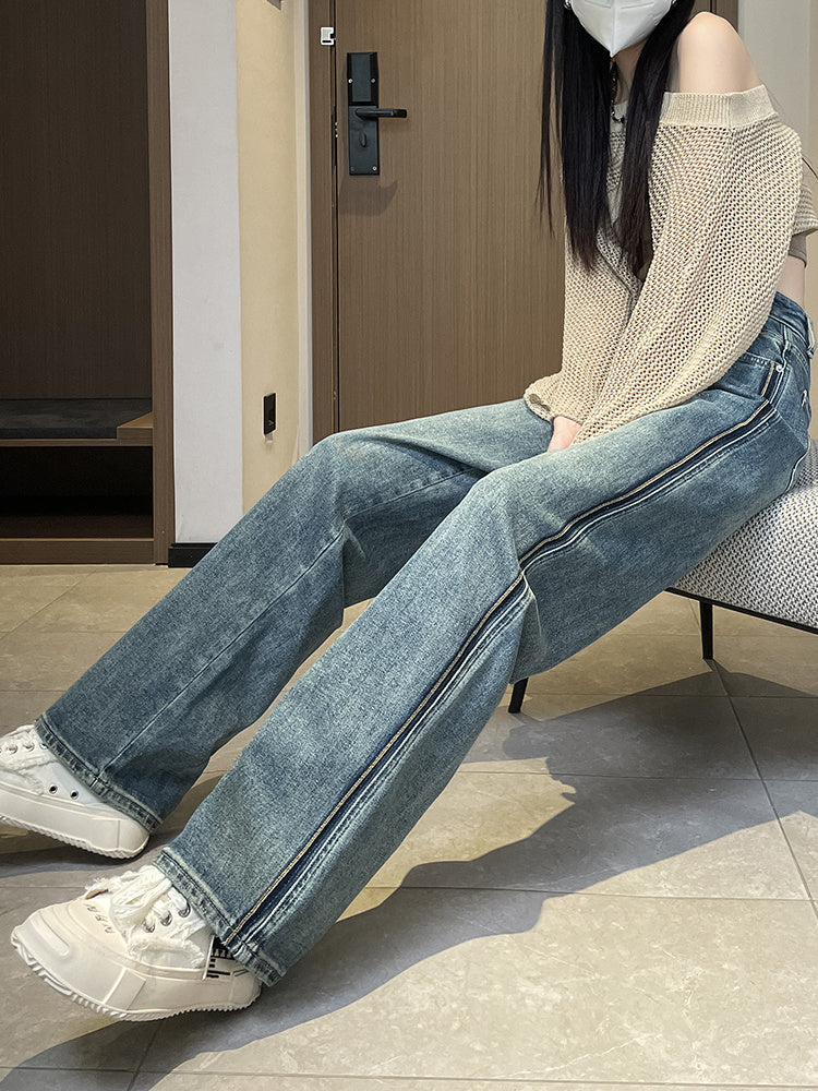 Effortless Comfort – Everyday Denim Done Right Wide Leg Jeans Women Design Sense High Waist