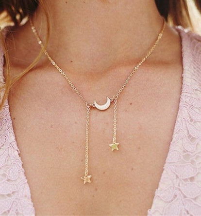 Boho Layered Star & Evil Eye / Cross & Coin Pendant Necklace Bls-miracle Multilayer Necklace for Women Long Chain Turkish Eye Pendant Necklaces Trendy Crystal Star Water droplets Necklaces