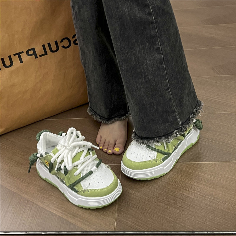 Original All-matching Trendy Platform Leisure Sports Skateboard Women Shoes